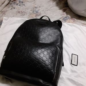 Gucci signature backpack